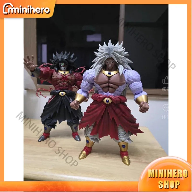 Kong Dragon Ball SHF Super Saiyan Four Broly MA08L MA09L MA10L MA11L Articulated Action Figure Collectible Model for Adults
