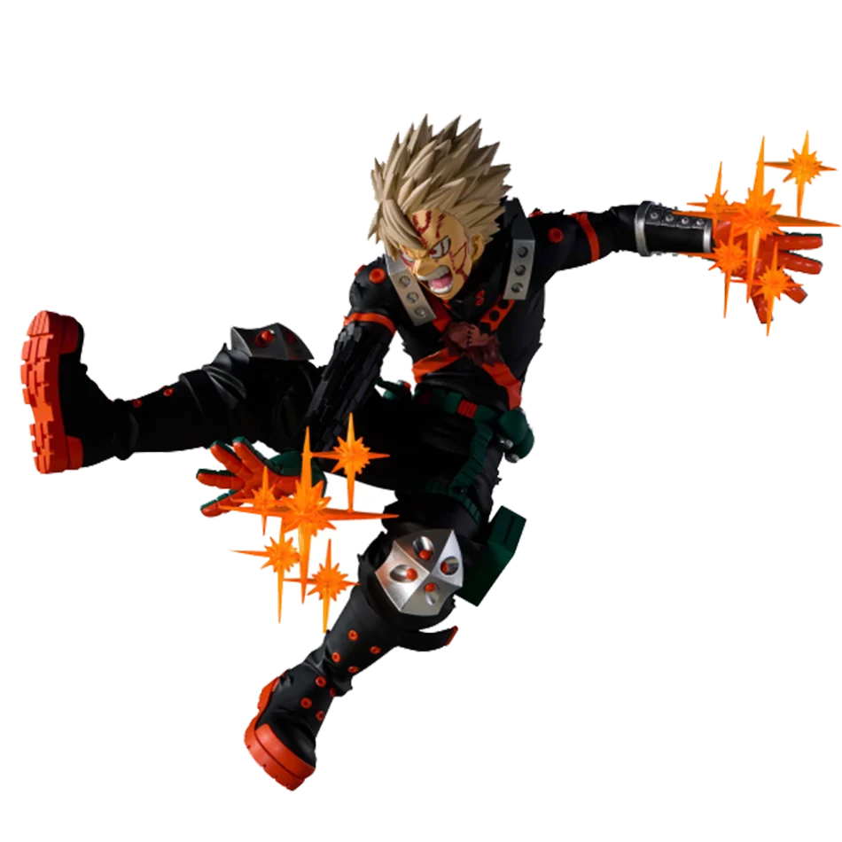 Original BANPRESTO Anime My Hero Academia Action Figures Bakugou Katsuki Model Toys 18cm Action Figures Anime Character Gift