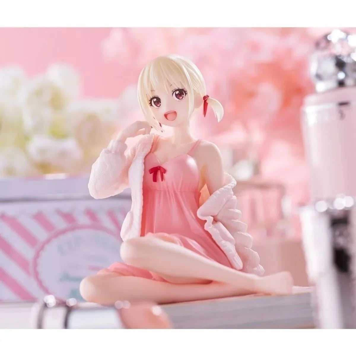 Lycoris Recoil Аниме Фигурки Nishikigi Chisato Кукла Екшън Фигурка Лолита Сладко Момиче Декорация Модел Играчки за Подарък