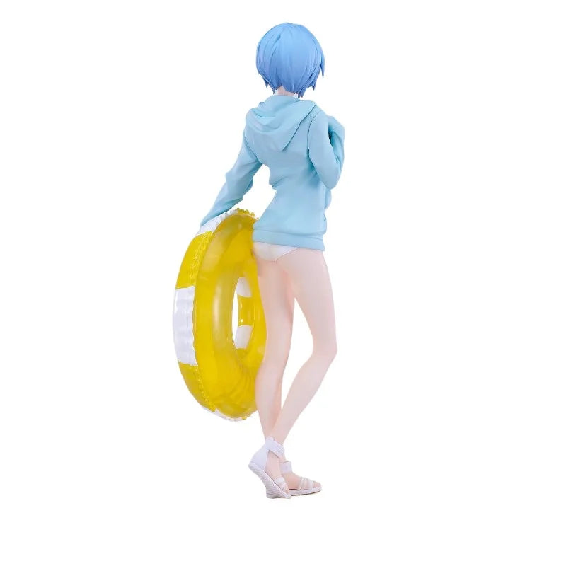 In Stock Genuine Good Smile Company Evangelion Shin Gekijouban Ayanami Rei Beach Queens Pop Up Parade L Anime Cartoon Model Toys