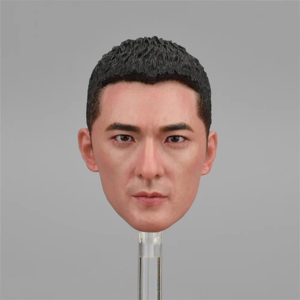 1/6 Soldierstory SS134 Asia Soldier Handsome Guy Man Head Sculpt Carving Knee Pad Elbow Sunglasses For 12" DAM COO Action Figure