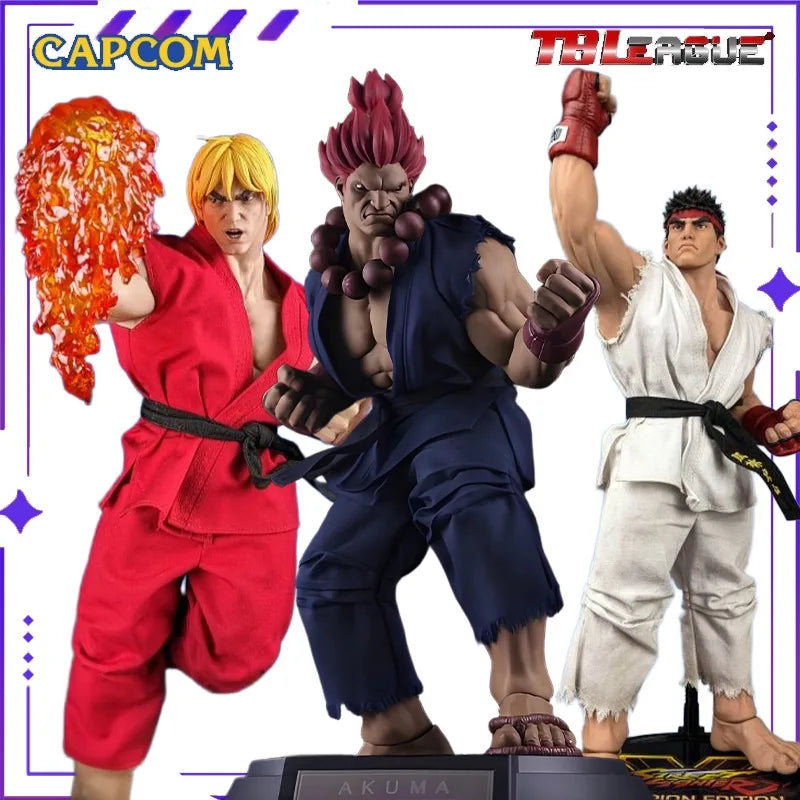 ICONIQ STUDIO TBLEAGUE Original Street Fighter AKUMA Ghost 1/6 Genuine Movable Doll Finished Model Handmade Model Play Gift