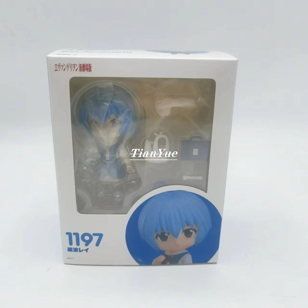 Anime Ayanami Rei 1197 Asuka Langley Soryu 1202 Articulated Model Figure toy Christmas Gift 10cm