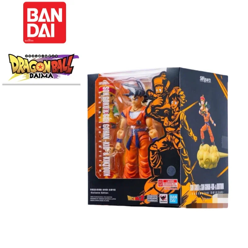 In Stock Original Original Box Bandai S.h.figuarts Dragon Ball Son Goku and Son Gohan  Action Figures 2024 Edition Figurine