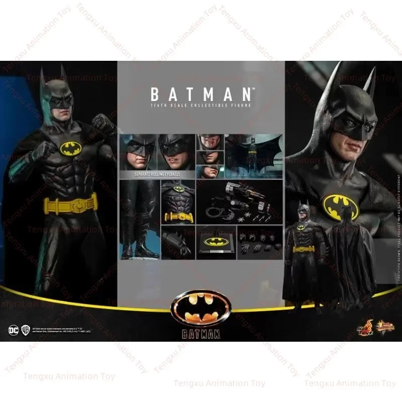 Original HotToys HT 1/6 MMS692/693 1989 Keaton Batman Action Figure Toy Collection Gift