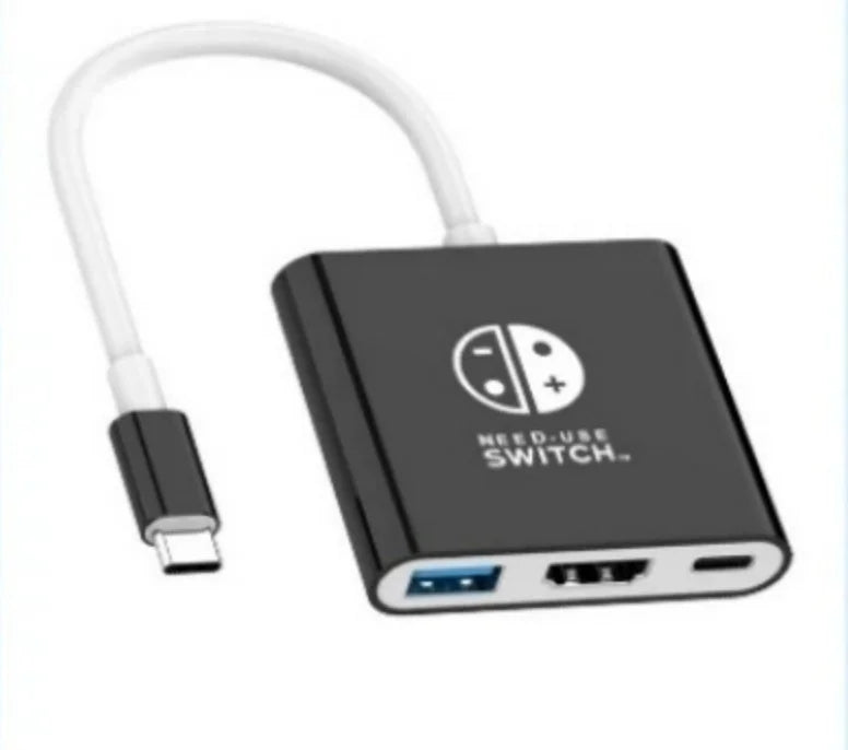 Switch Dock HDMI 4K USB 3.0 Hub Adapter USB C Splitter TV Portable Docking Station for Nintendo Laptops PC iPad MacBook Air Pro