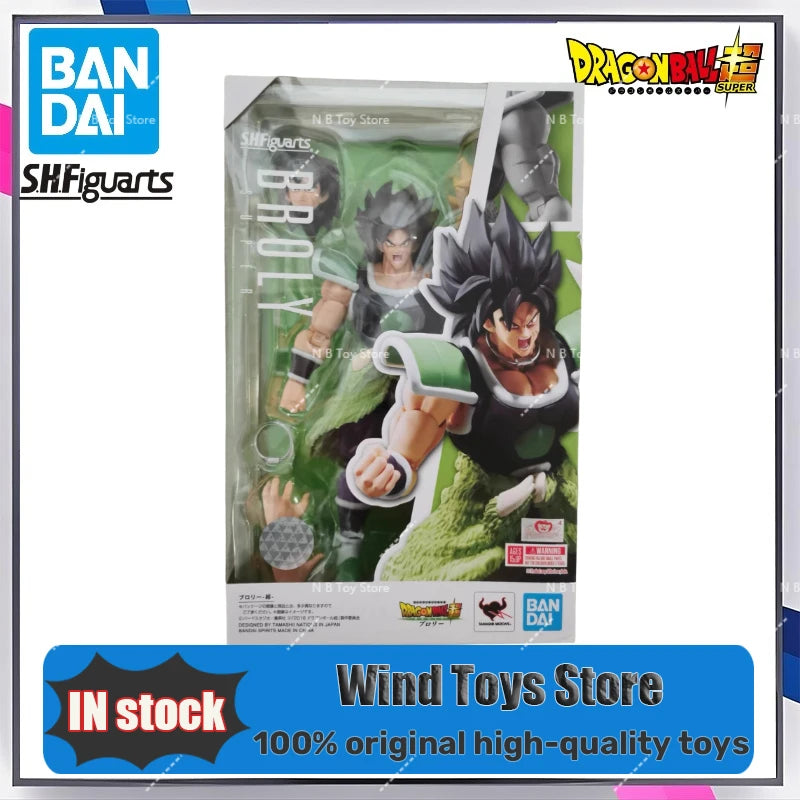 In Stock Bandai S.H. Figuarts Broly Dragon Ball Super Anime Figure Action Model Figures Toys Toys Gift
