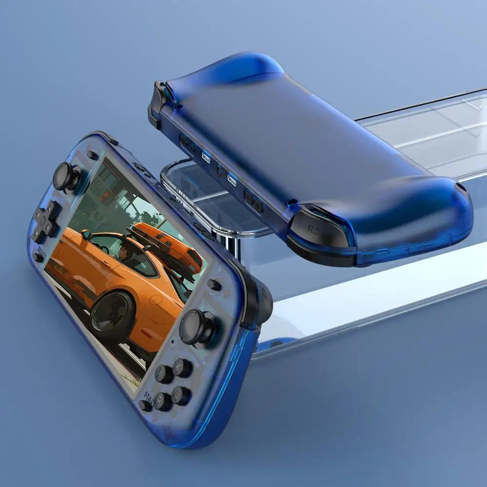 For R50S Retro Handheld Game Console With 128G Built-in HD Games, System 18000+ IPS 4k Source Classic Held Screen Open Y5B6