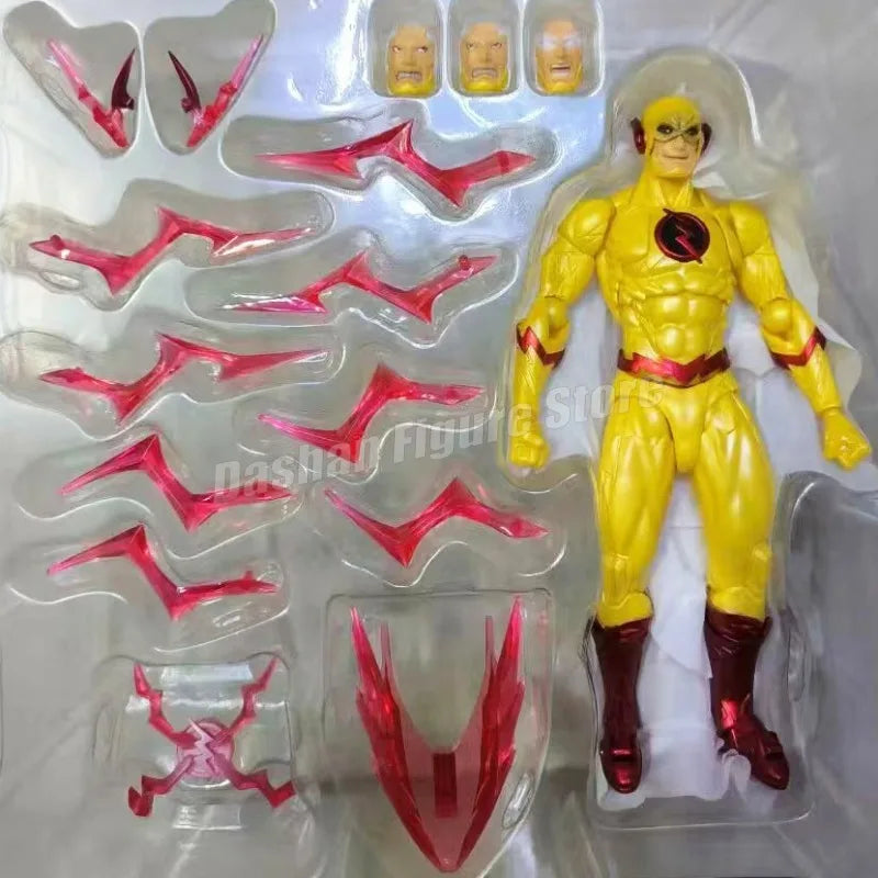 Fantastische Yamaguchi Flash Actionfigur, 17 cm, bewegliche Superhelden-Sammlung, Kaiyodo Revoltech Flashpoint Figur, Modellspielzeug, Geschenk