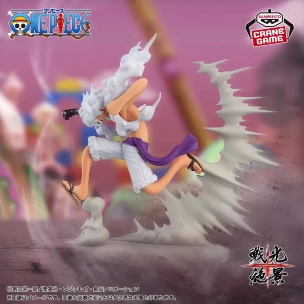 Auf Lager: Bandai Original Banpresto One Piece Monkey D. Luffy Actionfigur, Modellpuppe, brandneu und originalverpackt, Anime-Charakter