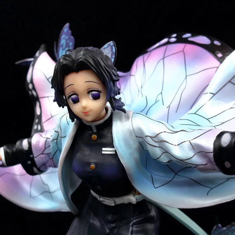 23CM Demon Slayer Kochou Shinobu GK PVC екшън фигурка аниме фигурка модел играчки колекция орнамент детска кукла подарък