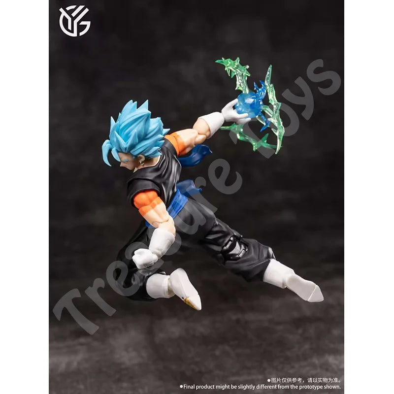 YG-mw Studio Vegito Figure Dragon Ball SHF Super Saiyan God Vegito Vegetto Anime Action Figures Figurine Model Kids Gifts Toys