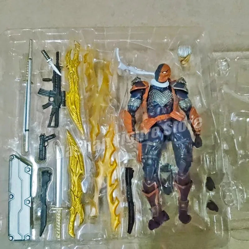 Revoltech Deathstroke Slade Joseph Wilson Action Figure Kaiyodo Amazing Yamaguchi Terminator Figures PVC Collection Model Toys