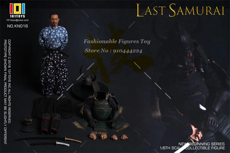 101TOYS KN015 -KN019 1/6 Men Soldier The Last Samurai Tom Warrior 12Inch Action Figure Model Toys Best Fans Collection Dolls