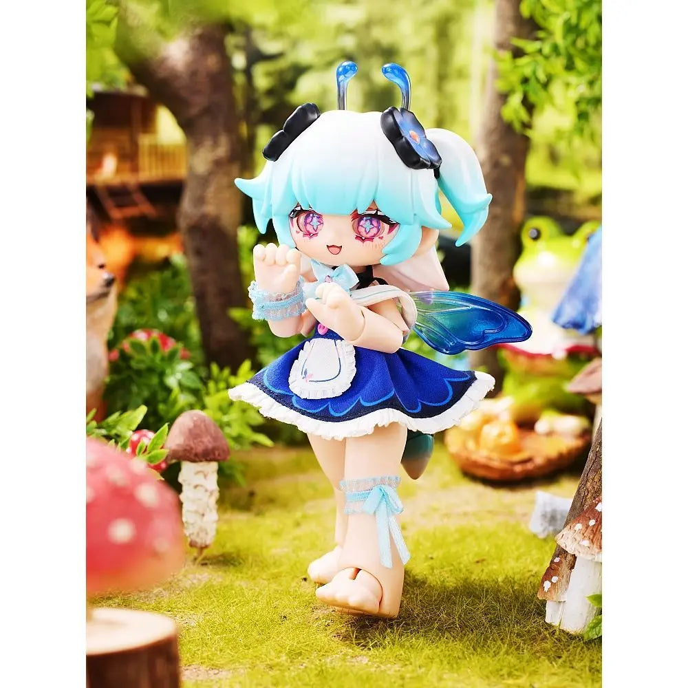 Genuine Kukaka Insect Cafe Series 12 Points Bjd Blind Box Action Figure Trendy Model Toy Kawaii Room Decor Birthday Gift