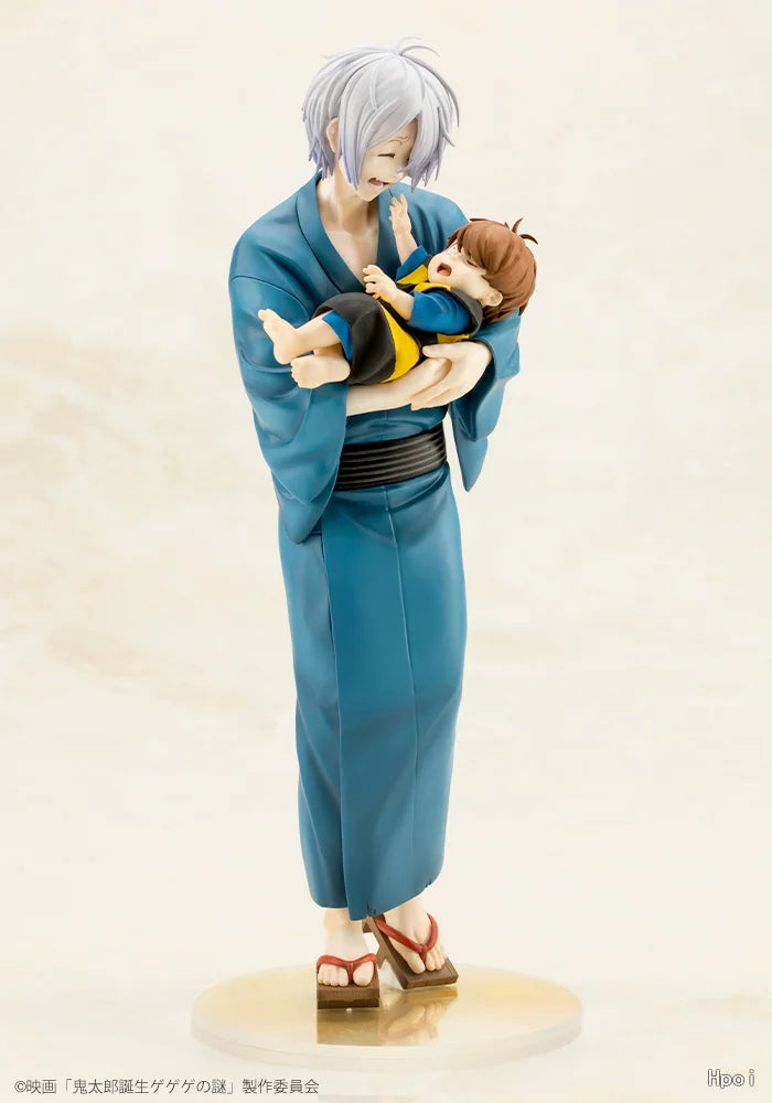 -In Stock Original KOTOBUKIYA Kitaro's Father & Baby  24cm Anime Statue Cartoon Model Doll 2026 New Collection