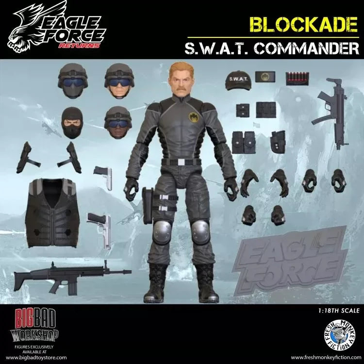 In Stock Fresh Monkey Fiction Eagle Force 4 Inch 1 18 Scale 2025 Fall Wave Action Figure Set Ninja Space Ape Captain Hunter