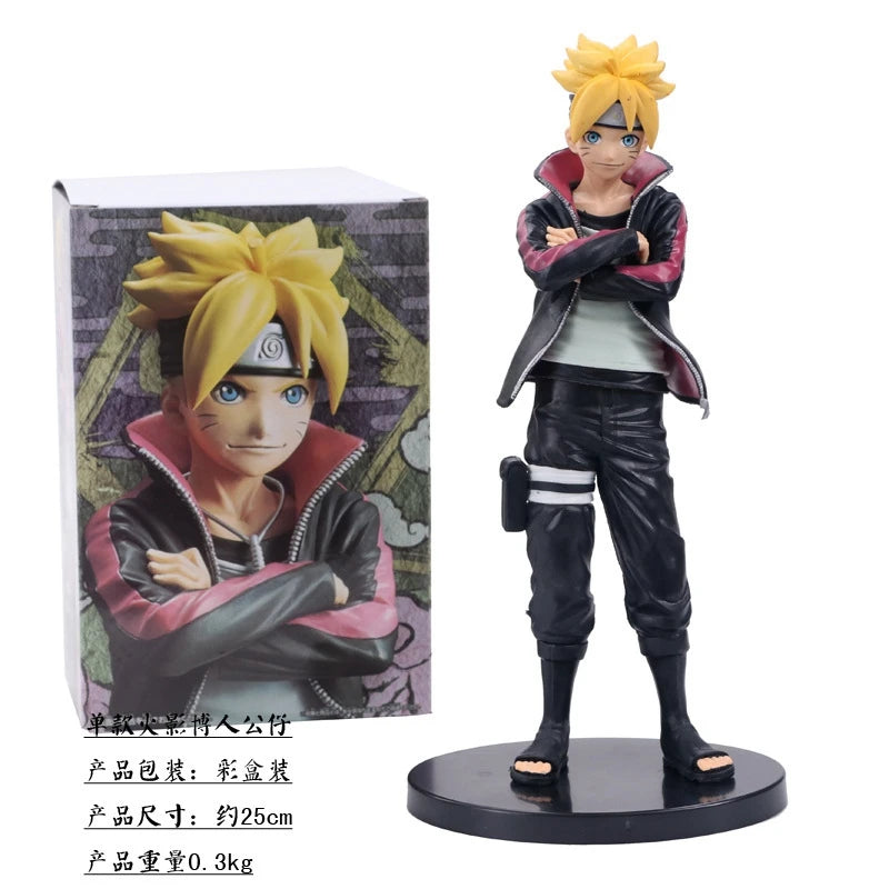 24cm Anime figure NARUTO BORUTO THE MOVIE Figure Uzumaki Boruto Action Figure Standing PVC Collection Model Toy Model Dolls