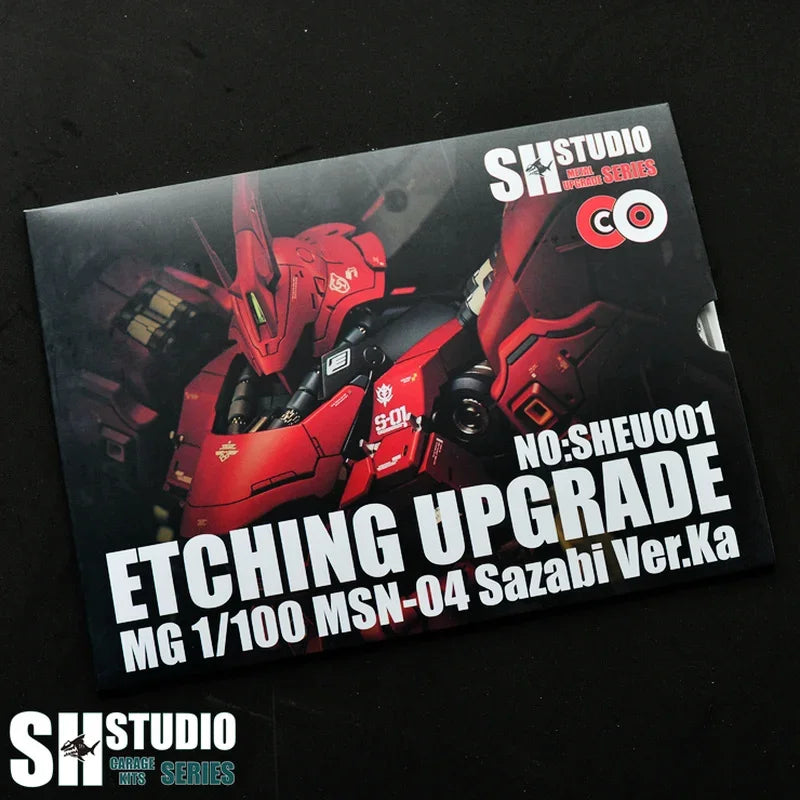 SH STUDIO for Gundam  1/100 MG SAZABI Ver.Ka Etching Upgrade Special Metal Action Figure Model Detail Modification Repair