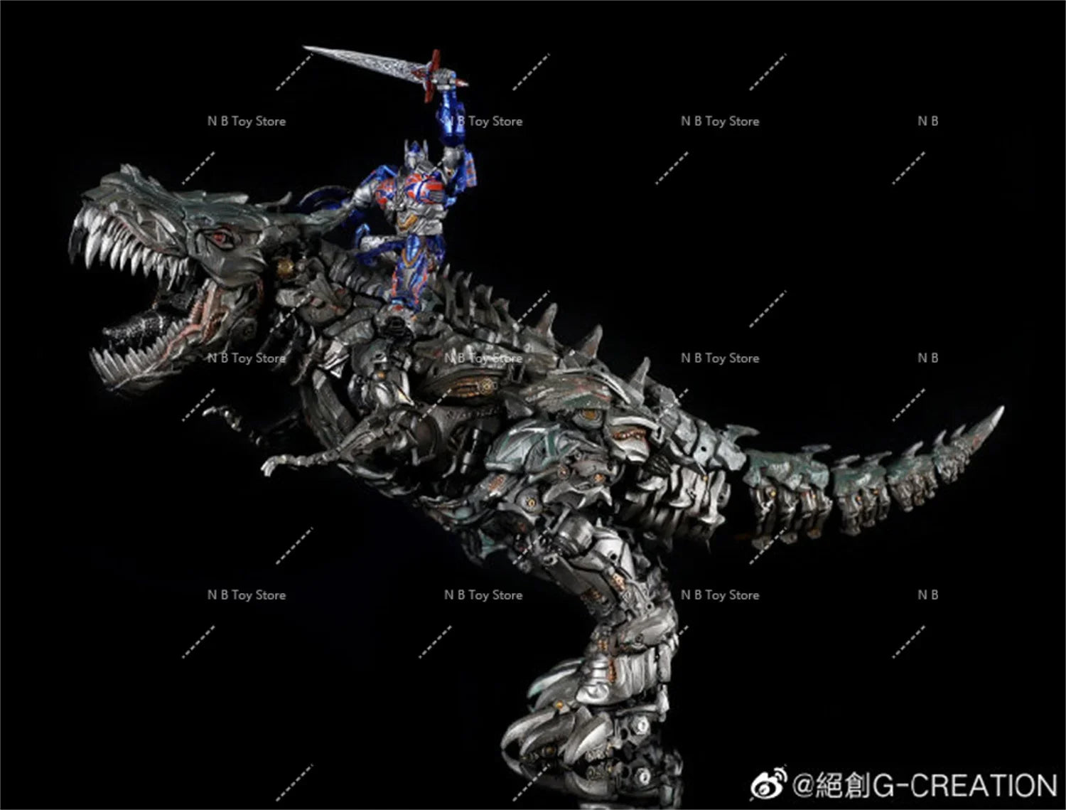 【EN STOCK】Transformación G-CREATION Grimlock MTST-01 MTST01 WRATH Dinosaur Action Figure Robot