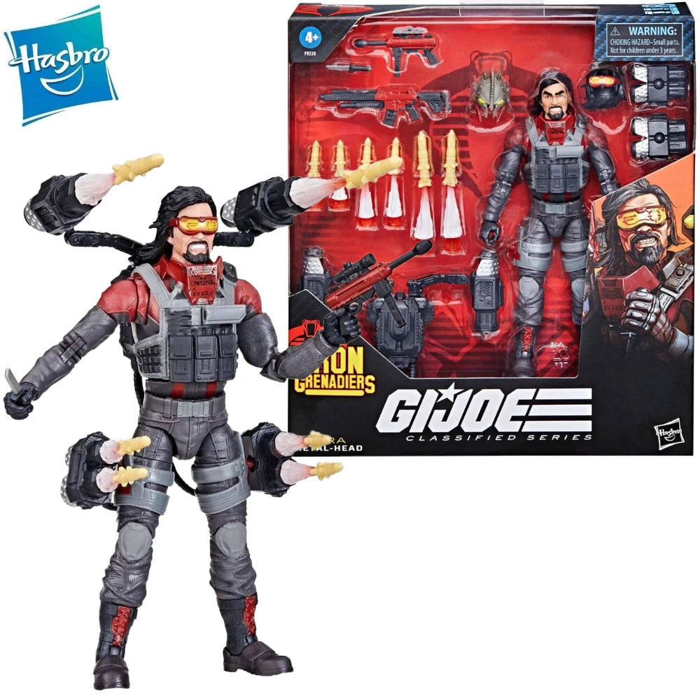 In Stock G.I. Joe GI Joe Classified Series 6" 118 Iron Grenadier Cobra Metal Head Action Figure Model Toy Hobby Gift
