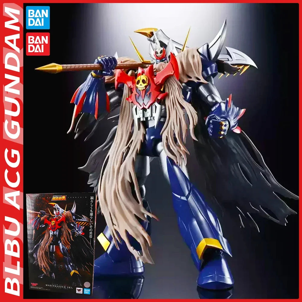 BLBU ACG Bandai Anime MAZINGER SOUL OF CHOGOKIN GX102 MAZINKAISER SKL Original Model Toy Action Figure Collectible Children