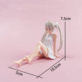Аниме фигурка, карикатура, kawaii, Yosuga no Sora, Kasugano Sora, седнало положение, екшън фигурка, хост компютър, шаси, декор, кола, орнаменти