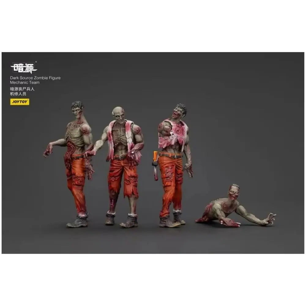 JOYTOY Dark Source Zombie Figure Dark Source Mechanic Team Action Figures Doll Decoration Gift Collection Original Model