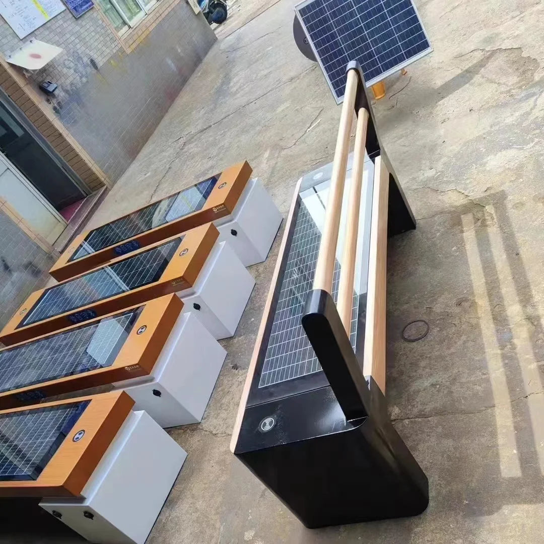 Benches Outdoor Garden Park Advertising Solar Smart Bench