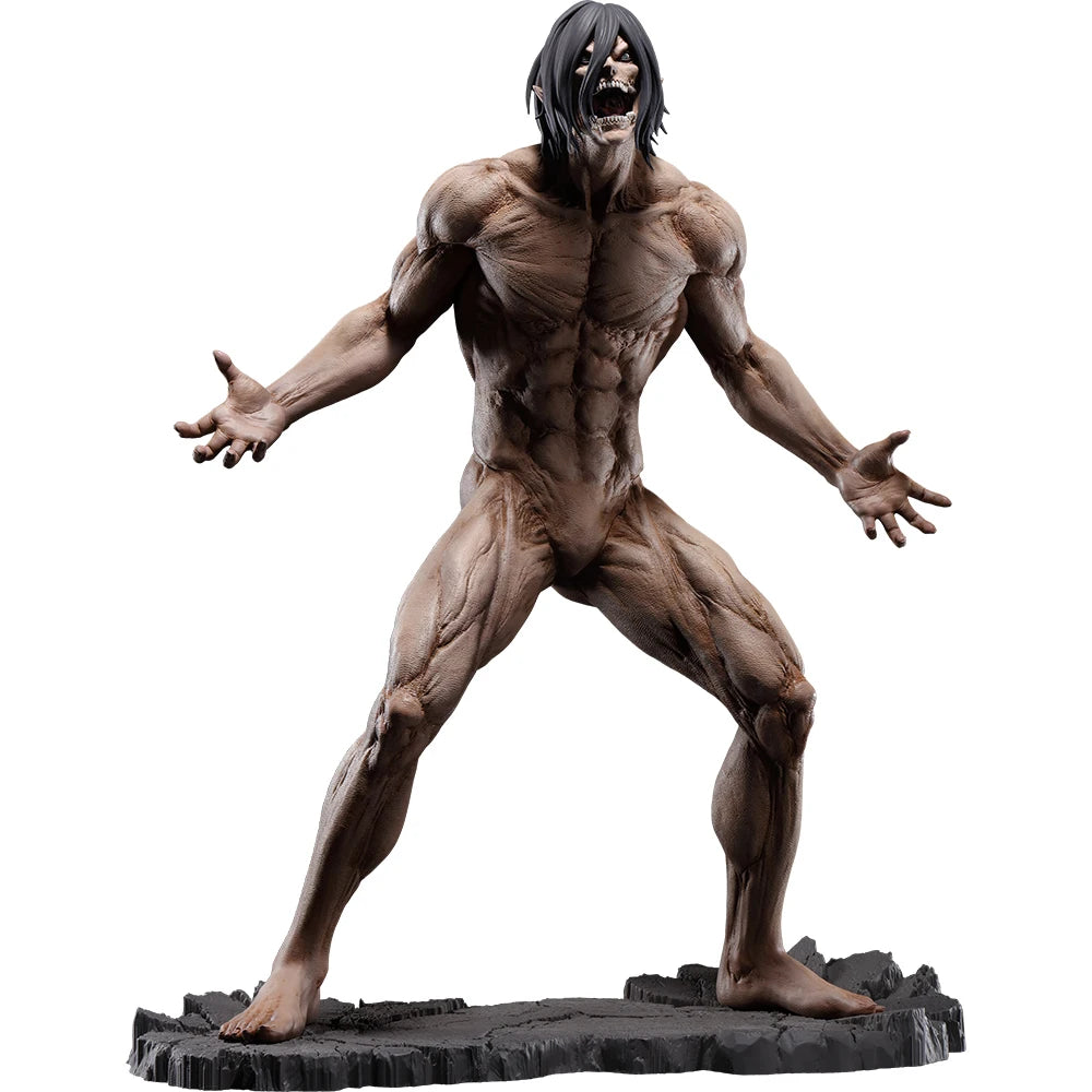 Original Bandai Ichiban Kuji Attack on Titan Female Titan Ani Figure The World Outside the Walls Anime Figure Collectible Model