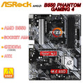 AMD B550 ASROCK B550 PHANTOM GAMING 4 Motherboard AM4 DDR4 128GB support Ryzen 5 5500 7 5700X PRO 3200G cpu NVMe SSD M.2 ATX
