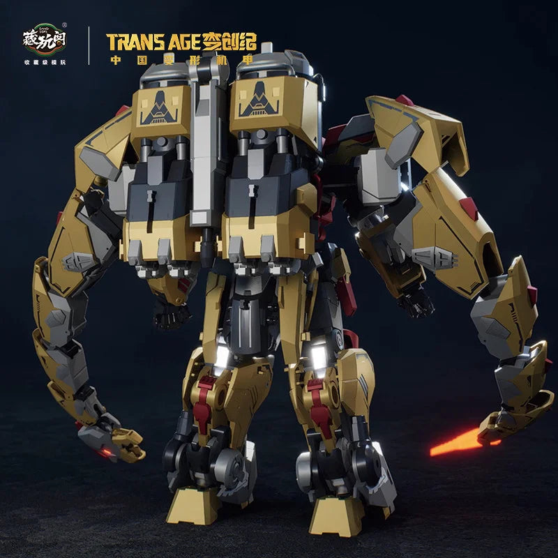 In Stock CANG TOYS Transformation CT-LONGYAN Ct Longyan Volcanicus 6 in 1 Dinosaur Deformation Robot Action Figures
