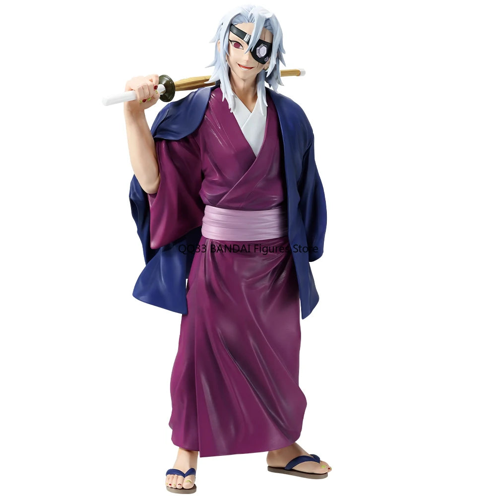 BANDAI Ichiban Kuji Demon Slayer Himejima Gyomei Kibutsuji Muzan Uzui Tengen MASTERLISE Figure Prize Action Figure Model