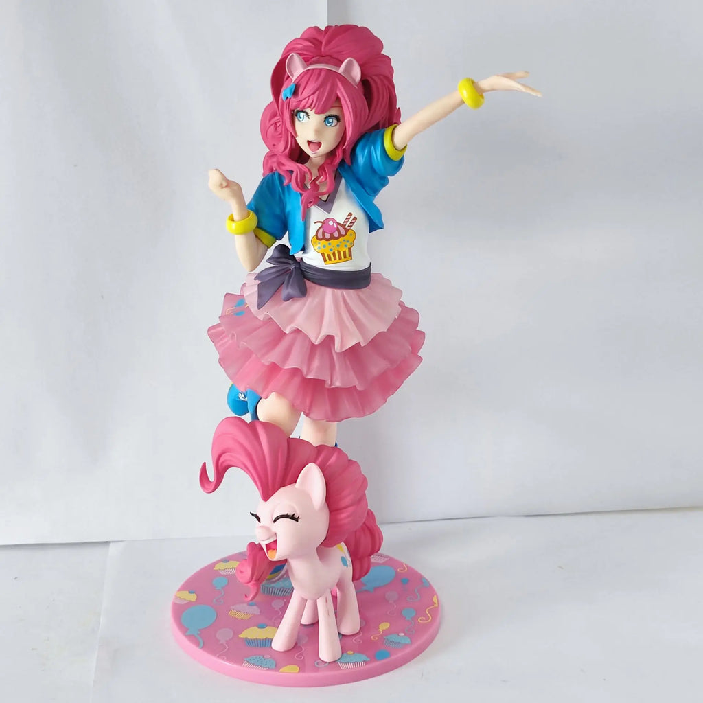Original Kotobukiya Japanese Anime Beaty Girl Estelle Bright Pinkie Pie Eris Holo Delta 8" Loose Action Figure