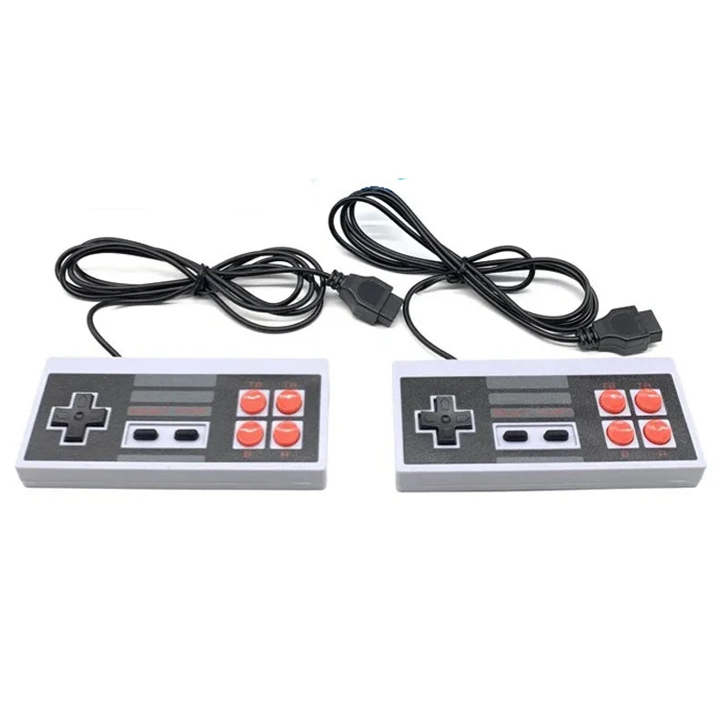 4 Button Controller Gamepad For 8 Bit Retro Video Game Consoles Mini Stick NES Game Wireless Red And White 2.4G Wireless