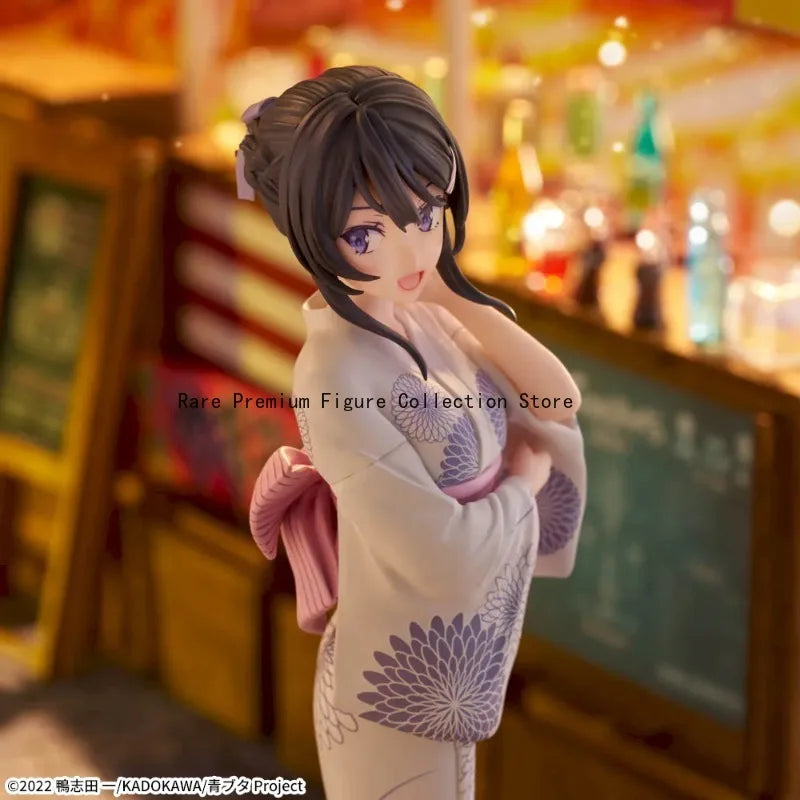 SEGA Luminasta Mai Sakurajima Kimono Figure - Rascal Does Not Dream of Bunny Girl Senpai Original Anime Model