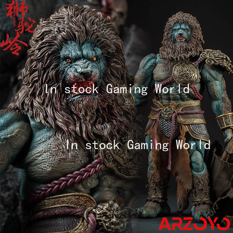 In Stock Nottaa YM005 1/12 Shiziling Cyan Lion Double Headed Mythical Soldier Action Figure Collectible Model Toy