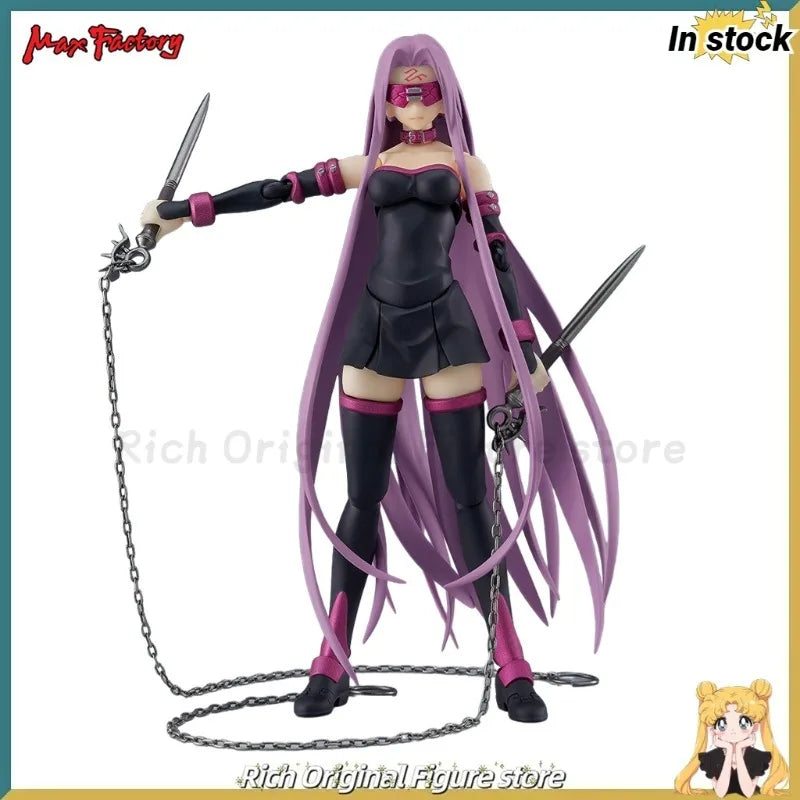 【In Stock】Original Max Factory Figma#538 Fate/Stay Night [Heaven's Feel] Medusa 2.0 Anime 1/12 Action Figure Model Toys