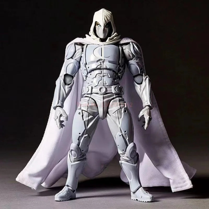 Authentische 16 cm Moon Knight Figur Modell Anime Peripherie PVC Modell Sammeln Desktop Ornamente EIN Freund Geburtstag Geschenk Spielzeug