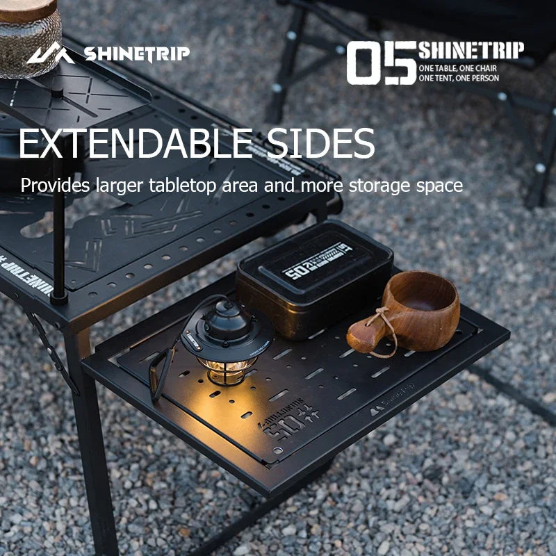ShineTrip 05 Series IGT Table Top Free Combination Table Plate Folding Table tactical accessories Camping BBQ tables boards
