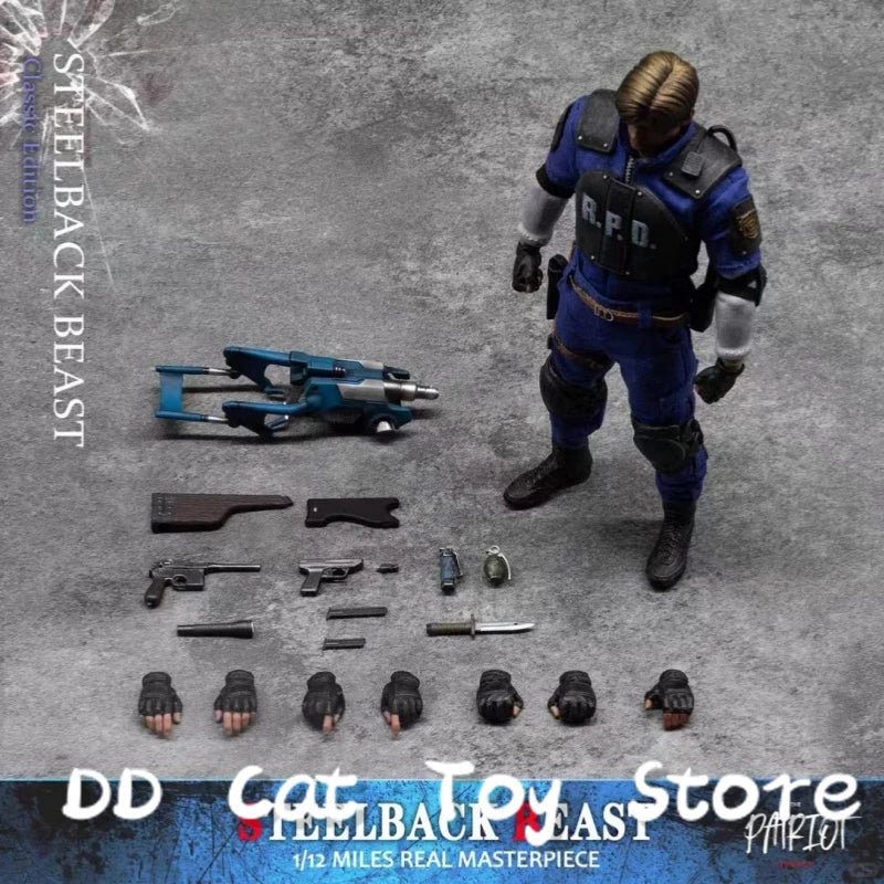 Patriot Studio Steelback Beast 1/12 Miles Real Masterpiece Resident Evil Leon S. Kennedy Collectible Anime Figure Gift