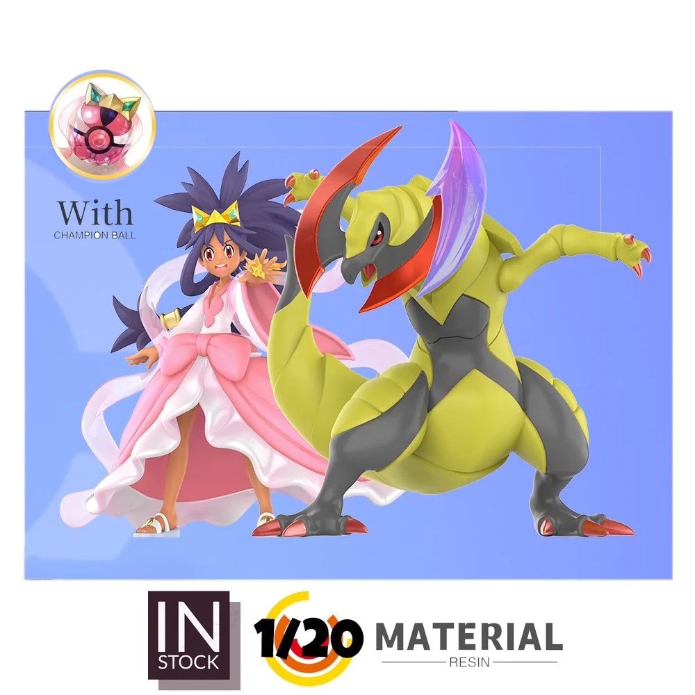 [In Stock] 1/20 Resin Figure [LUCKY WINGS] - Iris & Haxorus With Champion Ball