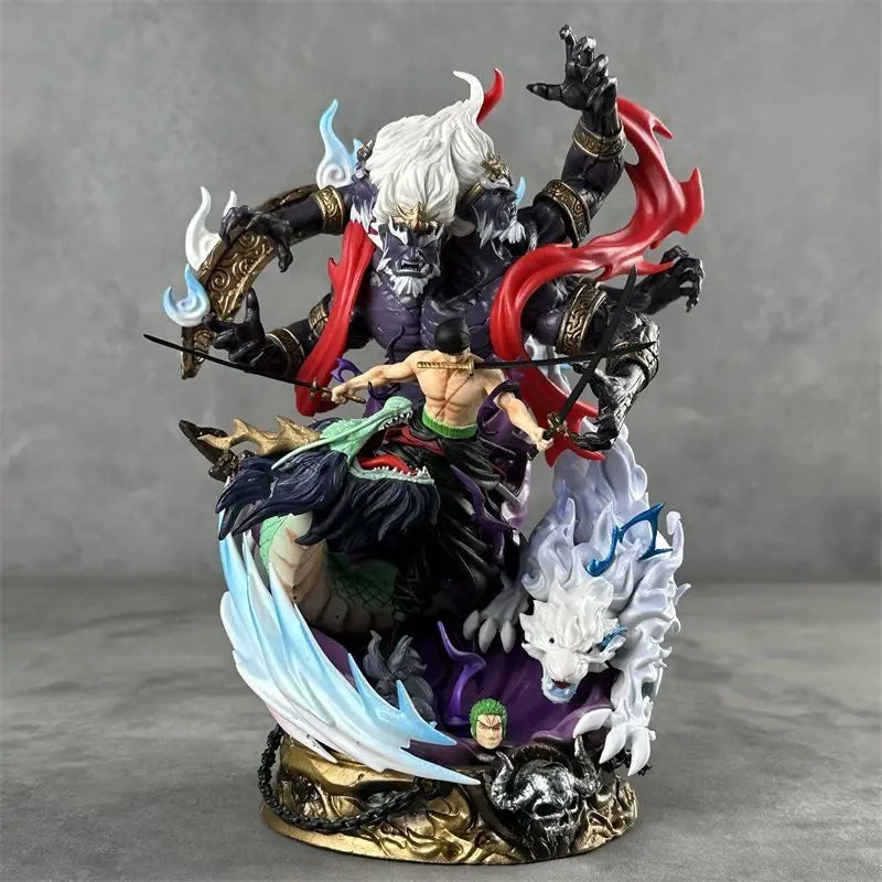 23cm One Piece Roronoa Zoro Anime Figures Zoro Action Figurine Model Statue Collection Desktop Ornament Children Birthday Gifts