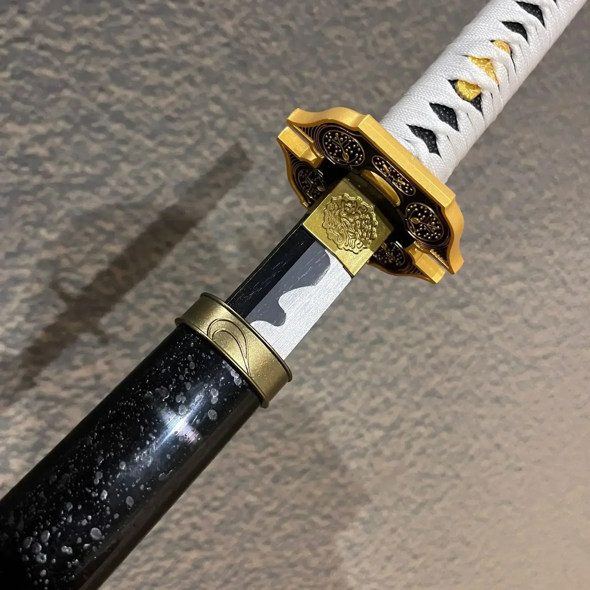 40 Zoll Yamato Katana Devil May Cry 5 Vergil Schwert Anime Cosplay Prop Holz Ninja Messer Echtgroßes japanisches Katana Samurai Säbel