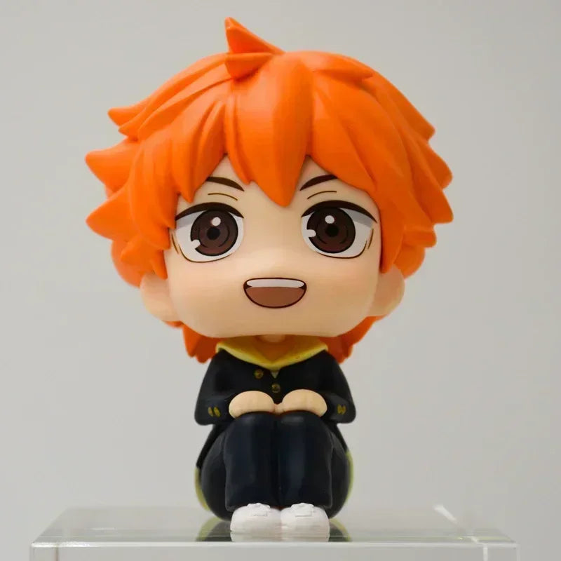 LookUp Haikyuu!! Atsumu Miya Anime Figure Osamu Miya Action Figure Kenma Kozume Figurine Q Version Statue Model Doll Toys Gifts