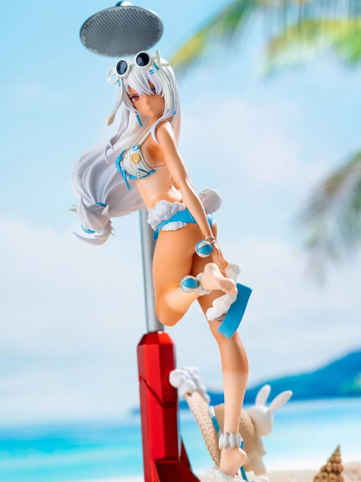 Judai Original RIBOSE Punishing Gray Raven Lucia Crimson Abyss Swimsuit PVC Action Figure Model Collection Doll Toys