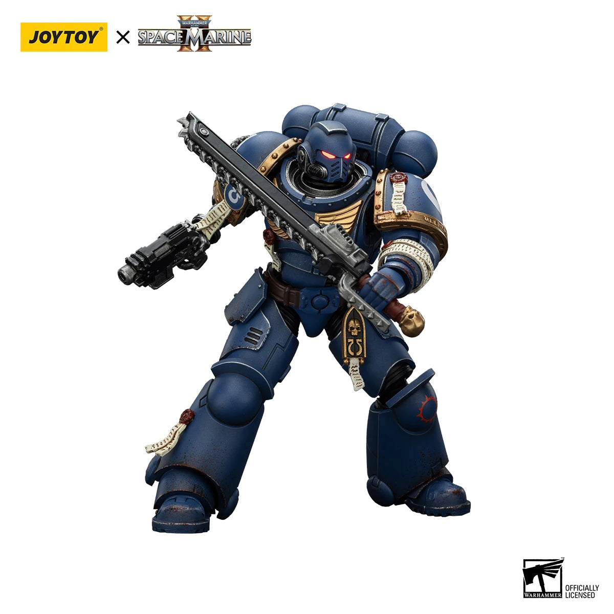 JOYTOY Warhammmer 40K 1/18 Екшън фигурка Ultramarines лейтенант Титус Гадриел Чаирон Колекционерско издание Аниме Фигурки Играчки