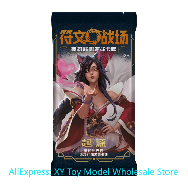 Genuine Riftbound Card Hero of Origins Supplement Pack LOL League of Legends Trading Battle Collectible Cards Game Toys Gifts
