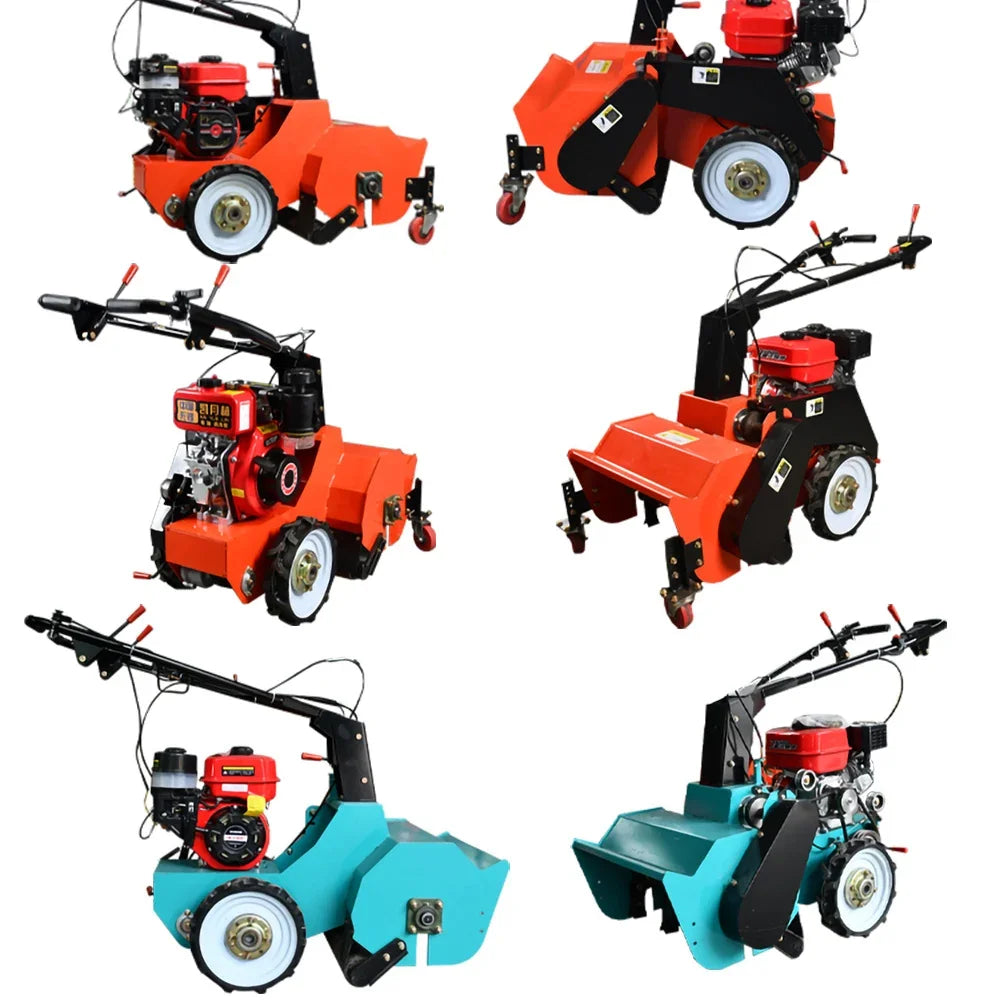 walk-behind lawn mower Mowing and soil loosening machine Garden 7.5HP Mower