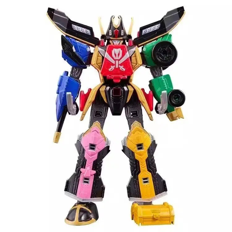 Bandai Original Smp Kyouryuu Sentai Zyuranger Dragon Caesar Juukishin Mega Zord Collectible Assembly Figures Model Toys